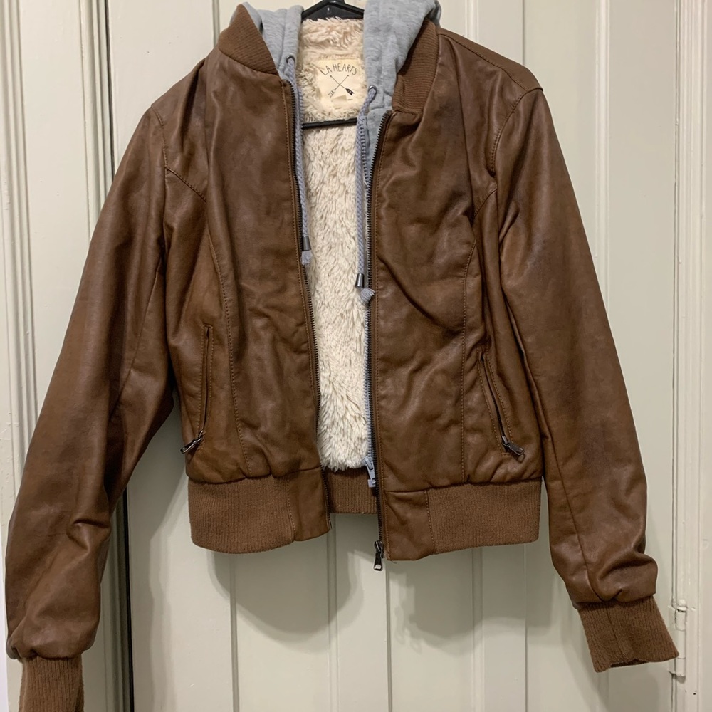 Leather jacket